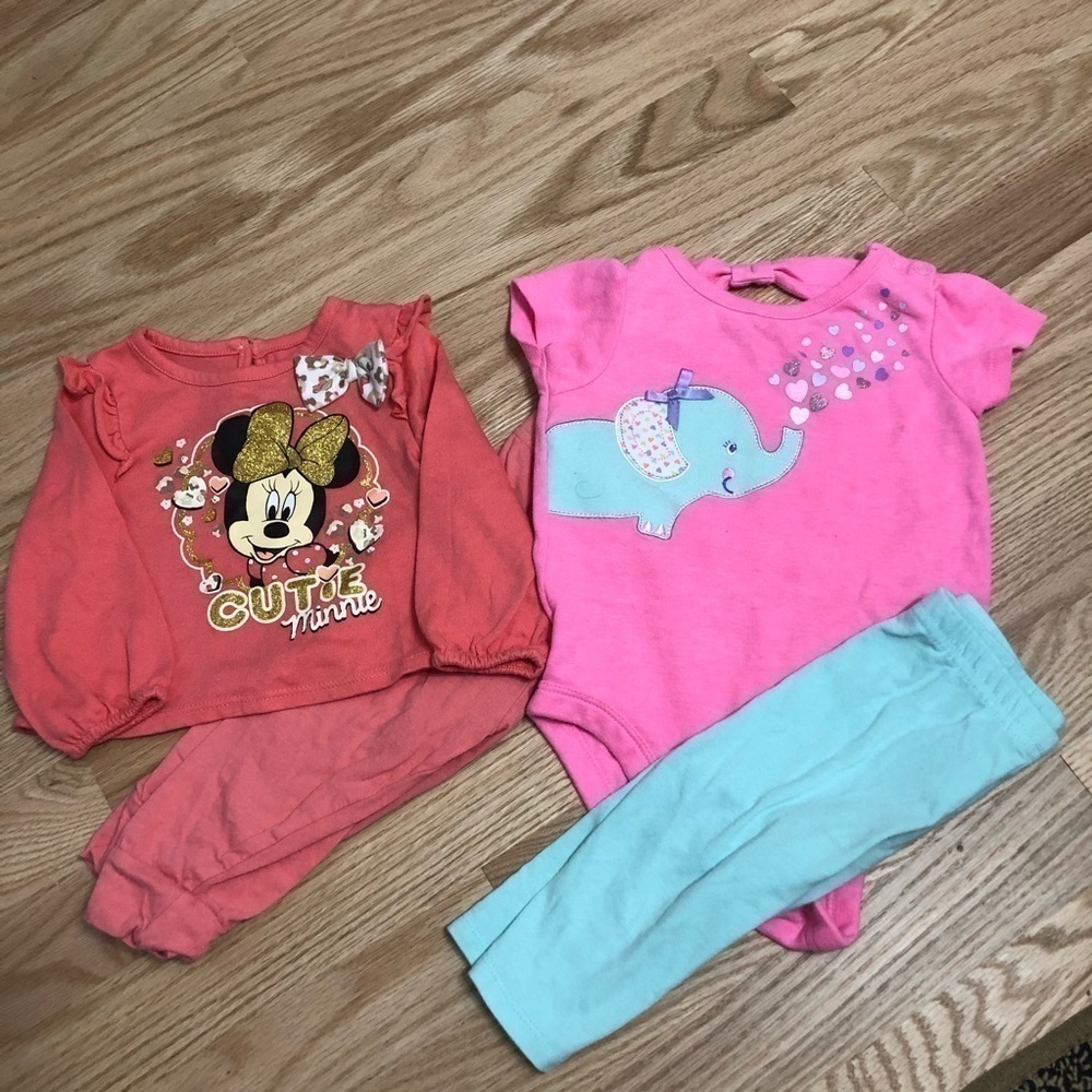 6-9 Months Girls Outfits Disney Garanimals